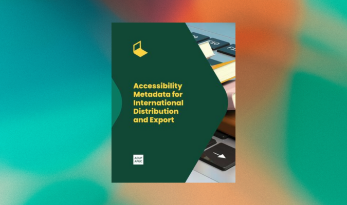 Cover of "Accessibility Metadata for International Distribution and Export" report