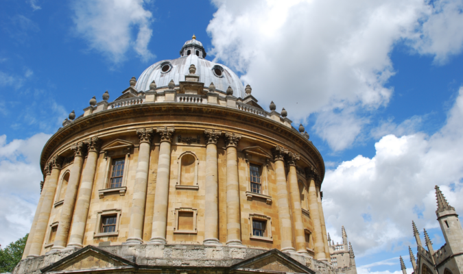 Foto di un edificio dell'Università di Oxford